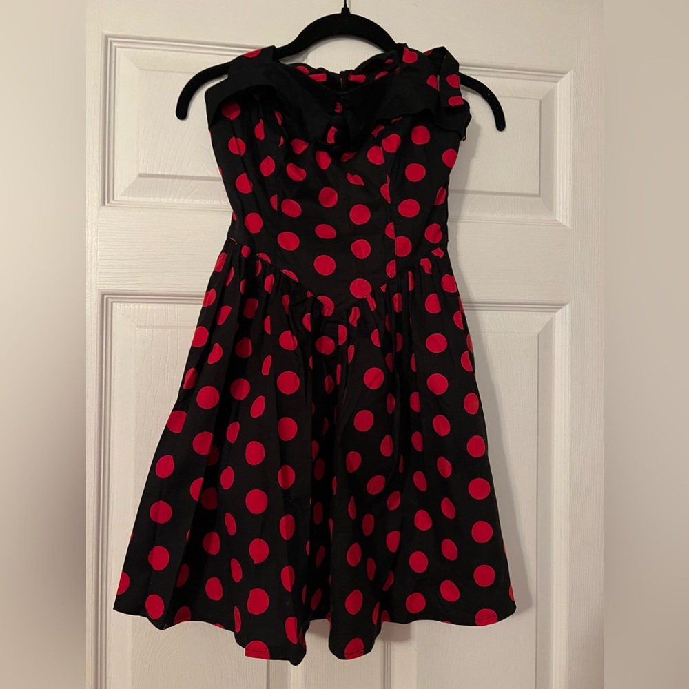 Hell bunny polka dot dress